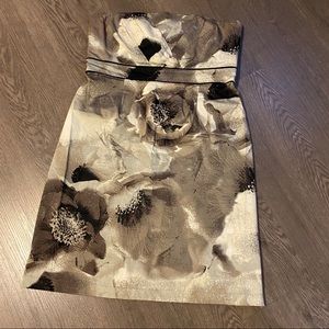 Beautiful strapless cocktail dress